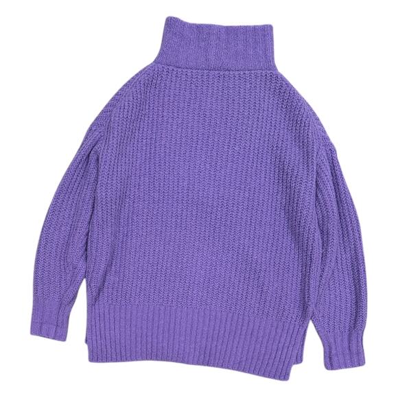 A.L.C. Everett Half-Zip Sweater in Purple - Picture 5 of 9